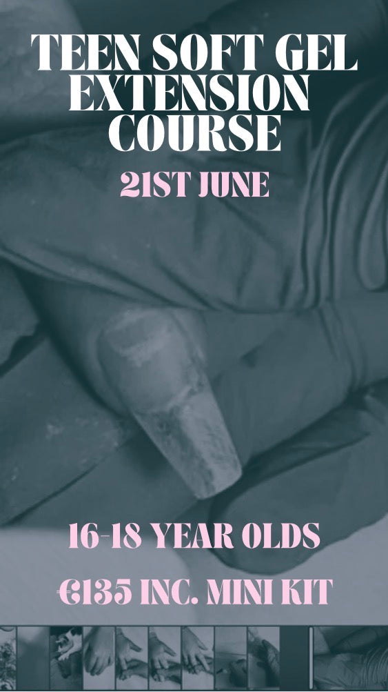 Teen Soft Gel Extensions Course