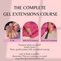 E-file, soft gel extensions and hard gel extensions for the complete gel extensions course at Megan Hartigan nails and beauty academy in Charleville, Co. Cork